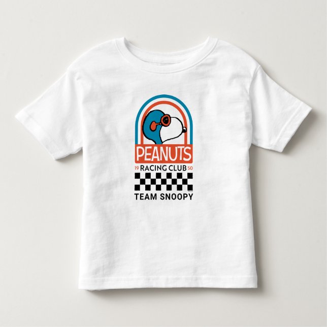 Erdnüsse | Snoopy Racing Club Kleinkind T-shirt (Vorderseite)