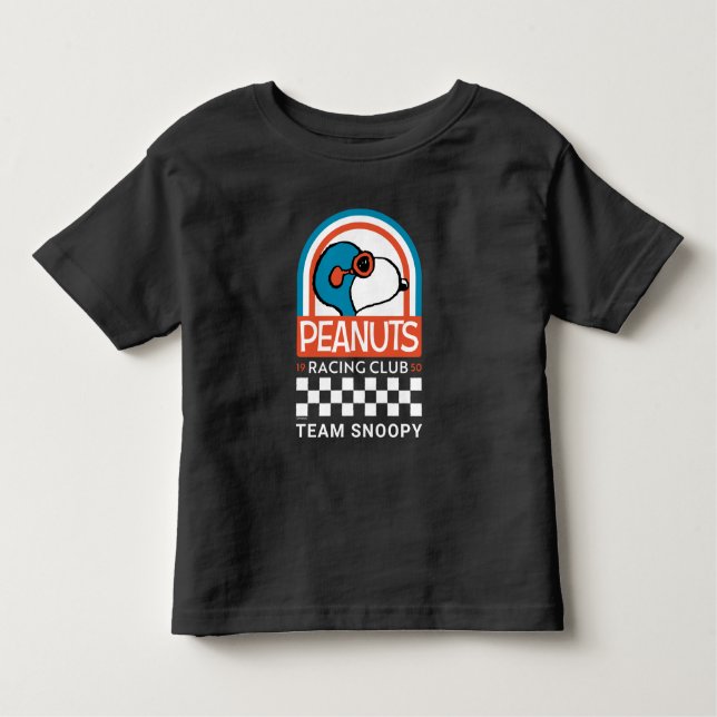 Erdnüsse | Snoopy Racing Club Kleinkind T-shirt (Vorderseite)