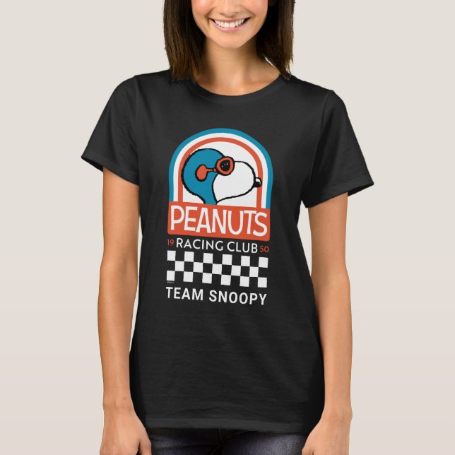 Erdnüsse | Snoopy Racing Club T-Shirt (Vorderseite)