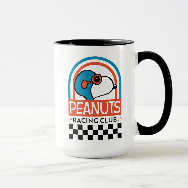 Erdnüsse | Snoopy Racing Club Tasse (Rechts)