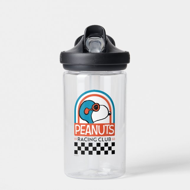 Erdnüsse | Snoopy Racing Club Trinkflasche (Vorne)