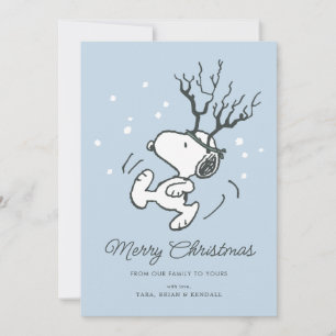 Erdnüsse   Snoopy Reindeer Weihnachten überqueren