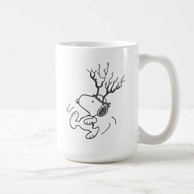 Erdnüsse | Snoopy Rentier Kaffeetasse (Rechts)