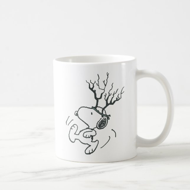 Erdnüsse | Snoopy Rentier Kaffeetasse (Rechts)