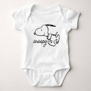 Erdnüsse Snoopy Run Baby Strampler
