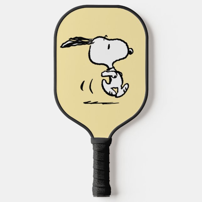 Erdnüsse | Snoopy Running Pickleball Schläger (Vorderseite)