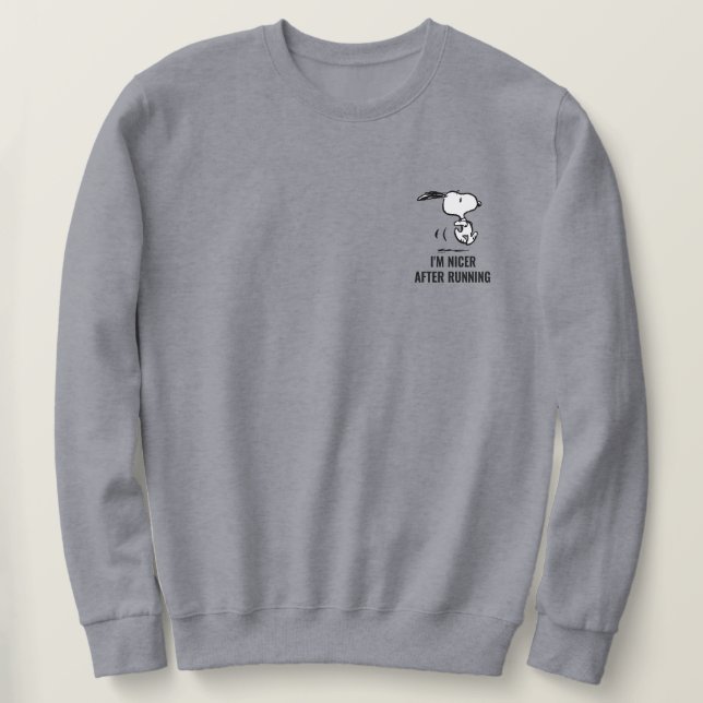 Erdnüsse | Snoopy Running Sweatshirt (Design vorne)