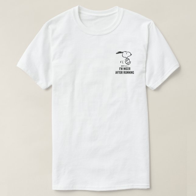 Erdnüsse | Snoopy Running T-Shirt (Design vorne)