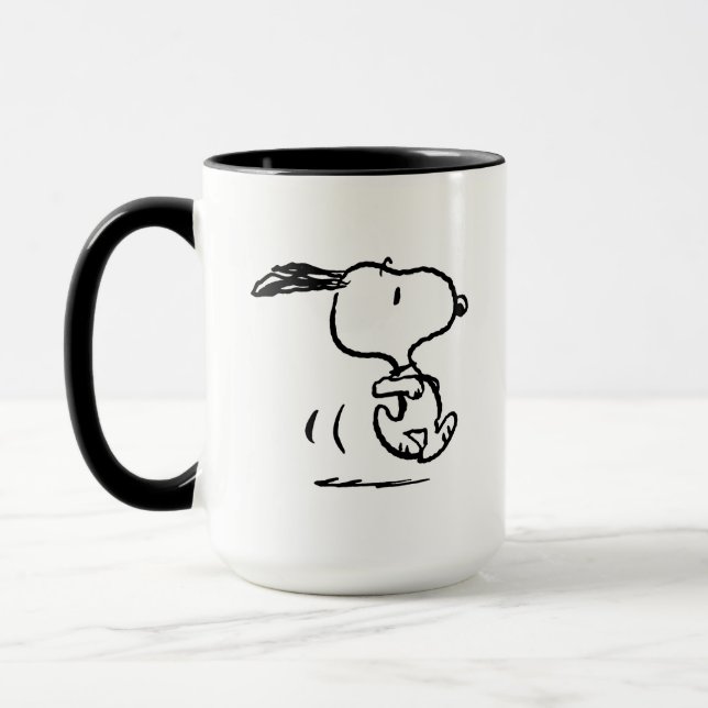 Erdnüsse | Snoopy Running Tasse (Links)
