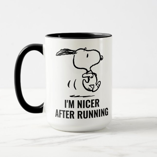 Erdnüsse | Snoopy Running Tasse (Links)