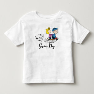 Erdnüsse Snoopy, Sally & Linus Sled Riding Kleinkind T-shirt