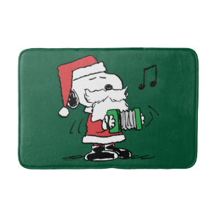 Erdnüsse Snoopy Santa Claus Accordian Badematte