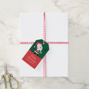 Erdnüsse Snoopy Santa Claus Accordian Geschenkanhänger