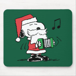 Erdnüsse   Snoopy Santa Claus Accordian Mousepad