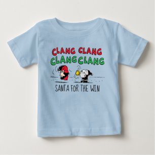 Erdnüsse   Snoopy Santa Claus & Lucy Baby T-shirt