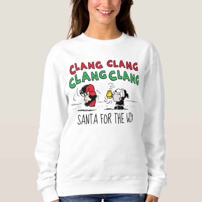 Erdnüsse | Snoopy Santa Claus & Lucy Sweatshirt (Vorderseite)