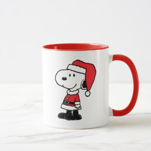 Erdnüsse   Snoopy Santa Claus Tasse
