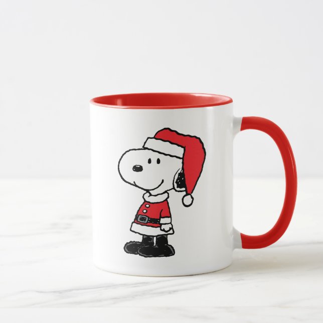 Erdnüsse | Snoopy Santa Claus Tasse (Rechts)