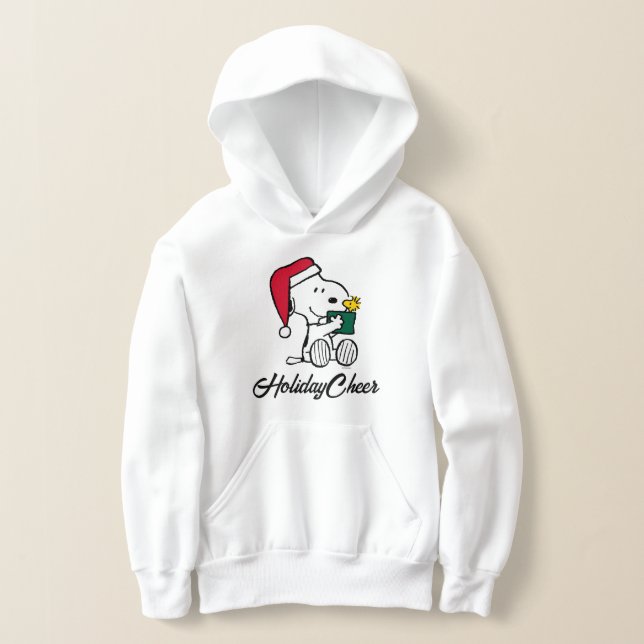 Erdnüsse | Snoopy Santa & Woodstock Geschenk Hoodie (Ablage )