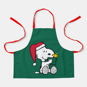 Erdnüsse Snoopy Santa & Woodstock Geschenk Schürze