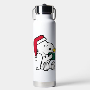 Erdnüsse Snoopy Santa & Woodstock Geschenk Trinkflasche