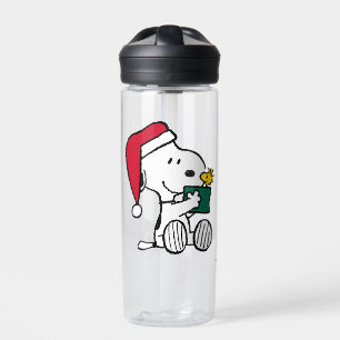 Erdnüsse   Snoopy Santa & Woodstock Geschenk Trinkflasche