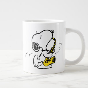 Erdnüsse   Snoopy Saxophone Player Jumbo-Tasse