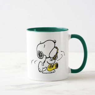 Erdnüsse   Snoopy Saxophone Player Tasse