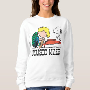 Erdnüsse Snoopy & Schroeder am Piano Sweatshirt