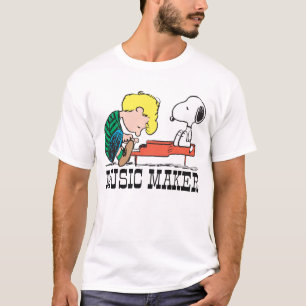 Erdnüsse   Snoopy & Schroeder am Piano T-Shirt