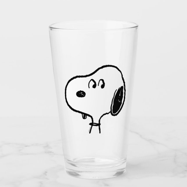Erdnüsse | Snoopy sieht aus Glas (Vorderseite)