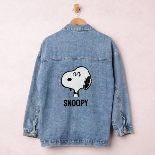 Erdnüsse   Snoopy sieht aus Jeansjacke