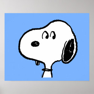 Erdnüsse   Snoopy sieht aus Poster