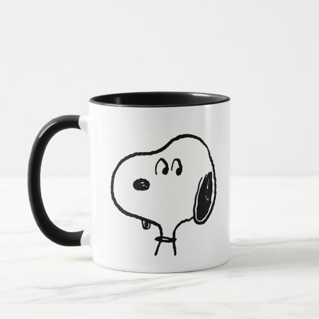 Erdnüsse | Snoopy sieht aus Tasse (Links)