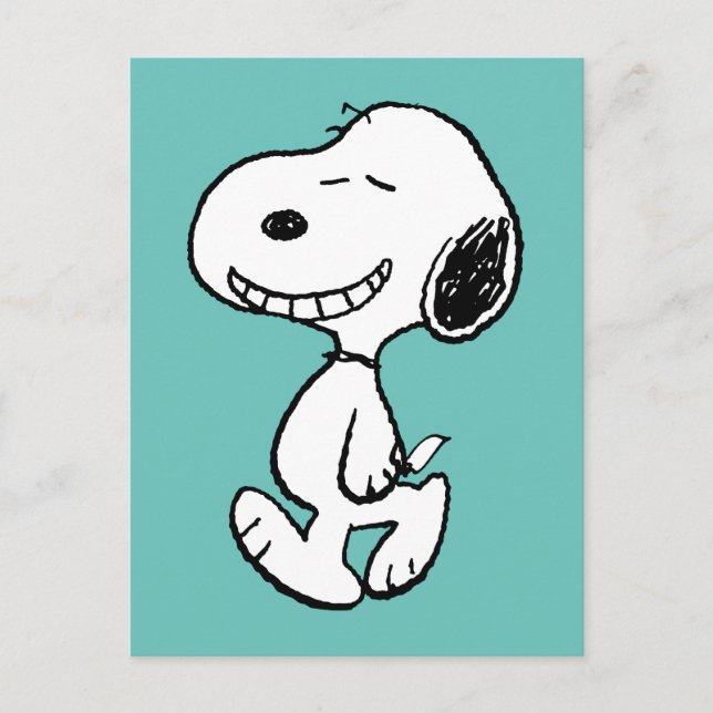 Erdnüsse | Snoopy Smile Postkarte (Vorderseite)