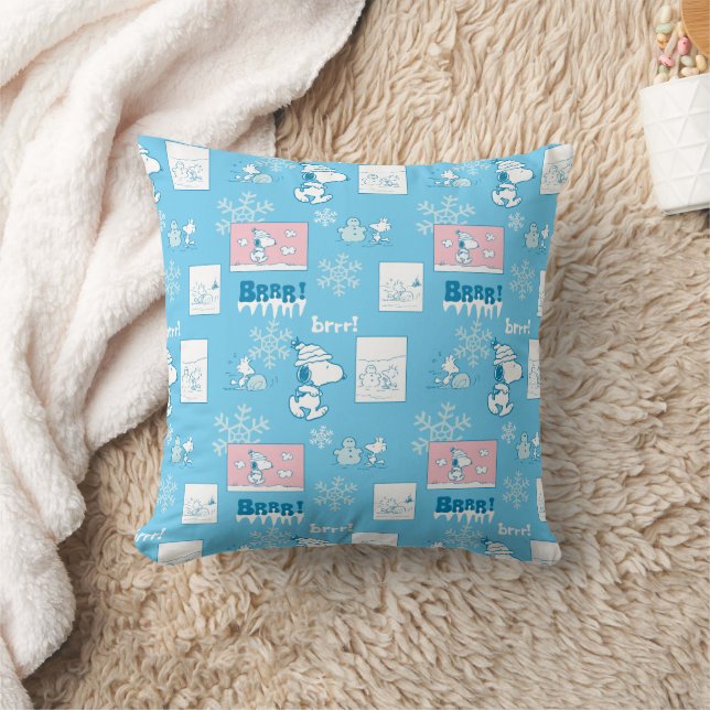 Erdnüsse | Snoopy Snow Day Patterns Kissen (Decke)