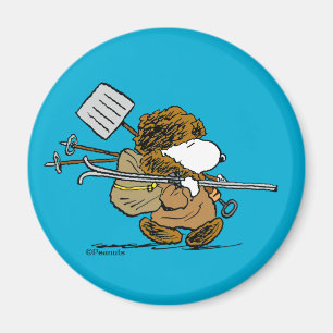 Erdnüsse   Snoopy Snow Warrior Magnet