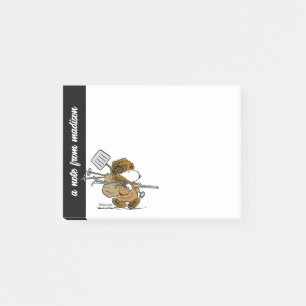 Erdnüsse   Snoopy Snow Warrior Post-it Klebezettel