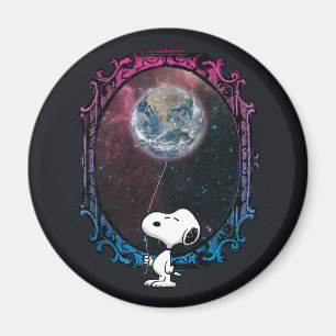 Erdnüsse   Snoopy Spaced Out Ballon Magnet