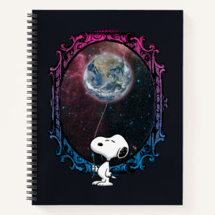 Erdnüsse   Snoopy Spaced Out Ballon Notizbuch