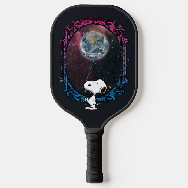 Erdnüsse | Snoopy Spaced Out Ballon Pickleball Schläger (Vorderseite)