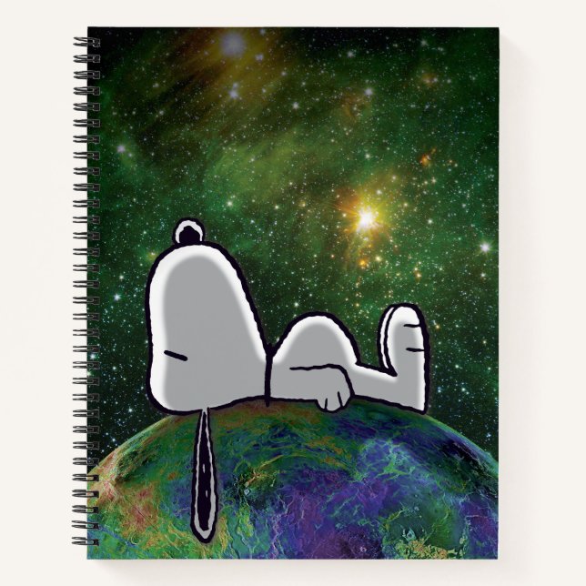 Erdnüsse | Snoopy Spacout Notizbuch (Vorderseite)