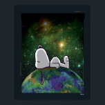 Erdnüsse | Snoopy Spacout Poster<br><div class="desc">Schauen Sie sich dieses super niedliche Design mit Snoopy auf der Weltspitze an.</div>