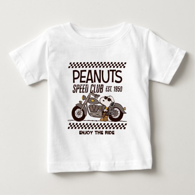 Erdnüsse | Snoopy Speed Club Baby T-shirt (Vorderseite)