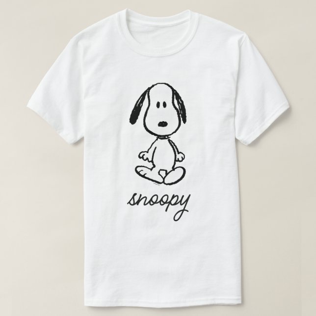 Erdnüsse | Snoopy Stehend Tall T-Shirt (Design vorne)