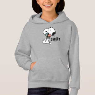 Erdnüsse Snoopy Stopp & Riechen Sie die Blume Hoodie