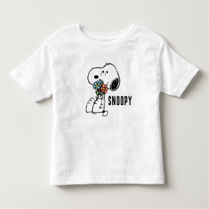Erdnüsse Snoopy Stopp & Riechen Sie die Blume Kleinkind T-shirt