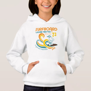 Erdnüsse   Snoopy Surfboard Longboard Wettbewerb Hoodie