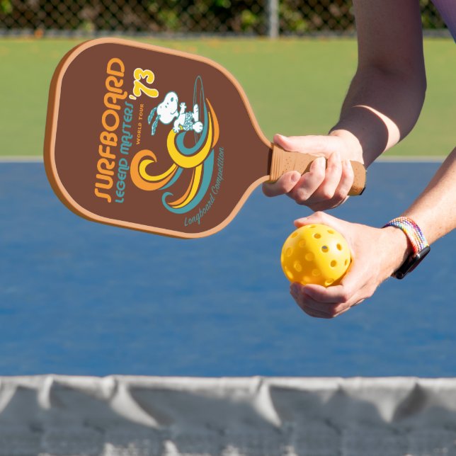 Erdnüsse | Snoopy Surfboard Longboard Wettbewerb Pickleball Schläger (InSitu)