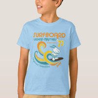 Erdnüsse | Snoopy Surfboard Longboard Wettbewerb